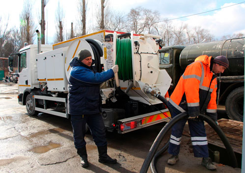 Прочистка канализации и устранение засоров